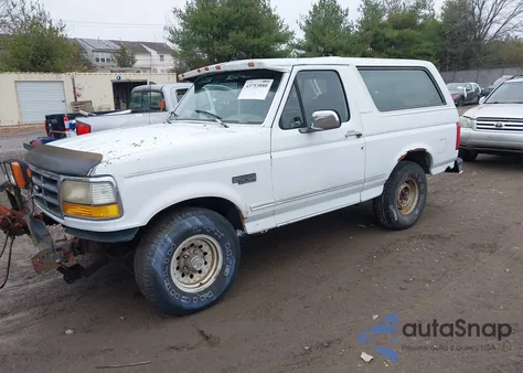 1993 Ford Bronco U100 из США, поврежденный, VIN 1FMEU15N0PLA51961